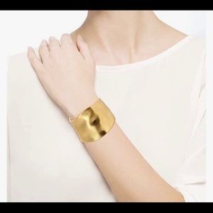 18K Gold Plated Chunky Wrist Cuff Bangle